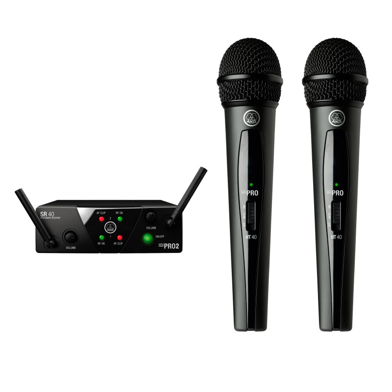 MICROFONO INALAMBRICO AKG WMS40 MINI DOBLE VOCAL