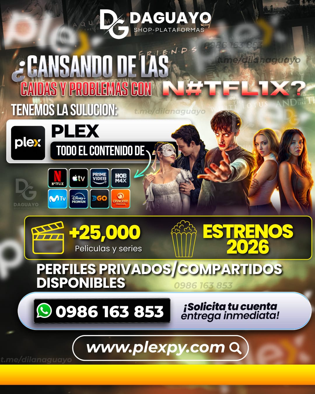 Flyer PLEX, NUEVO SERVICIO